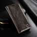 Motorola MOTO G2 - CaseMe Vintage Luxury Slim Flip PU Leather Stand Protective Phone Cover Case - Brown